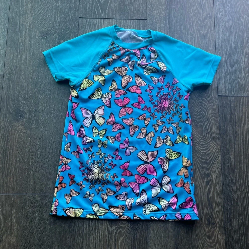 Nike Butterfly Rashguard - Picture 1 of 10